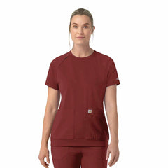 Women's Force Cross-Flex Knit Crew Neck Scrub Top