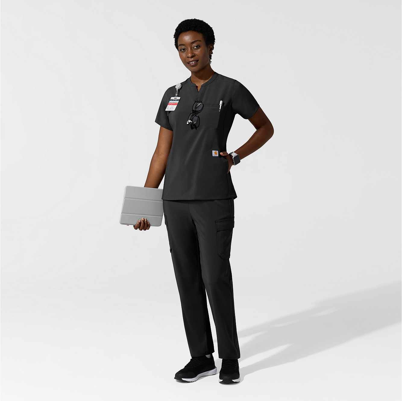 Women's Force Cross-Flex Chest Pocket Scrub Top