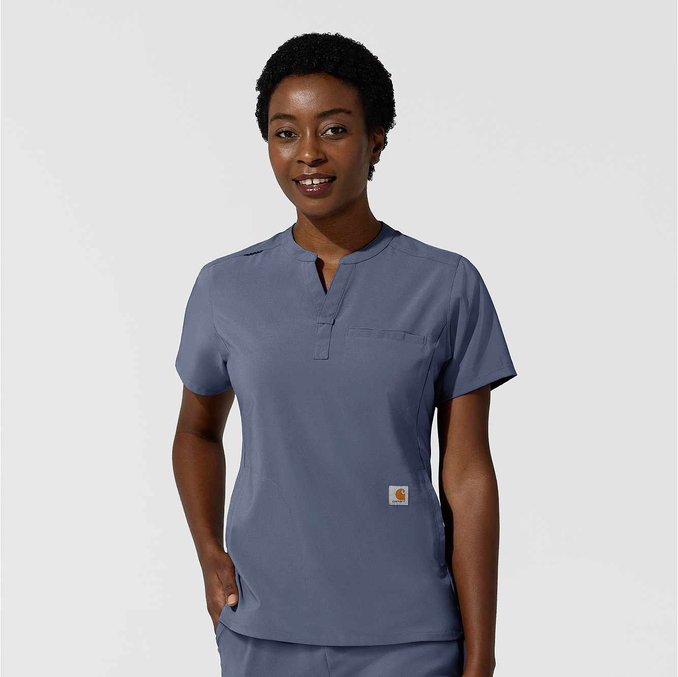 Women's Force Cross-Flex Chest Pocket Scrub Top