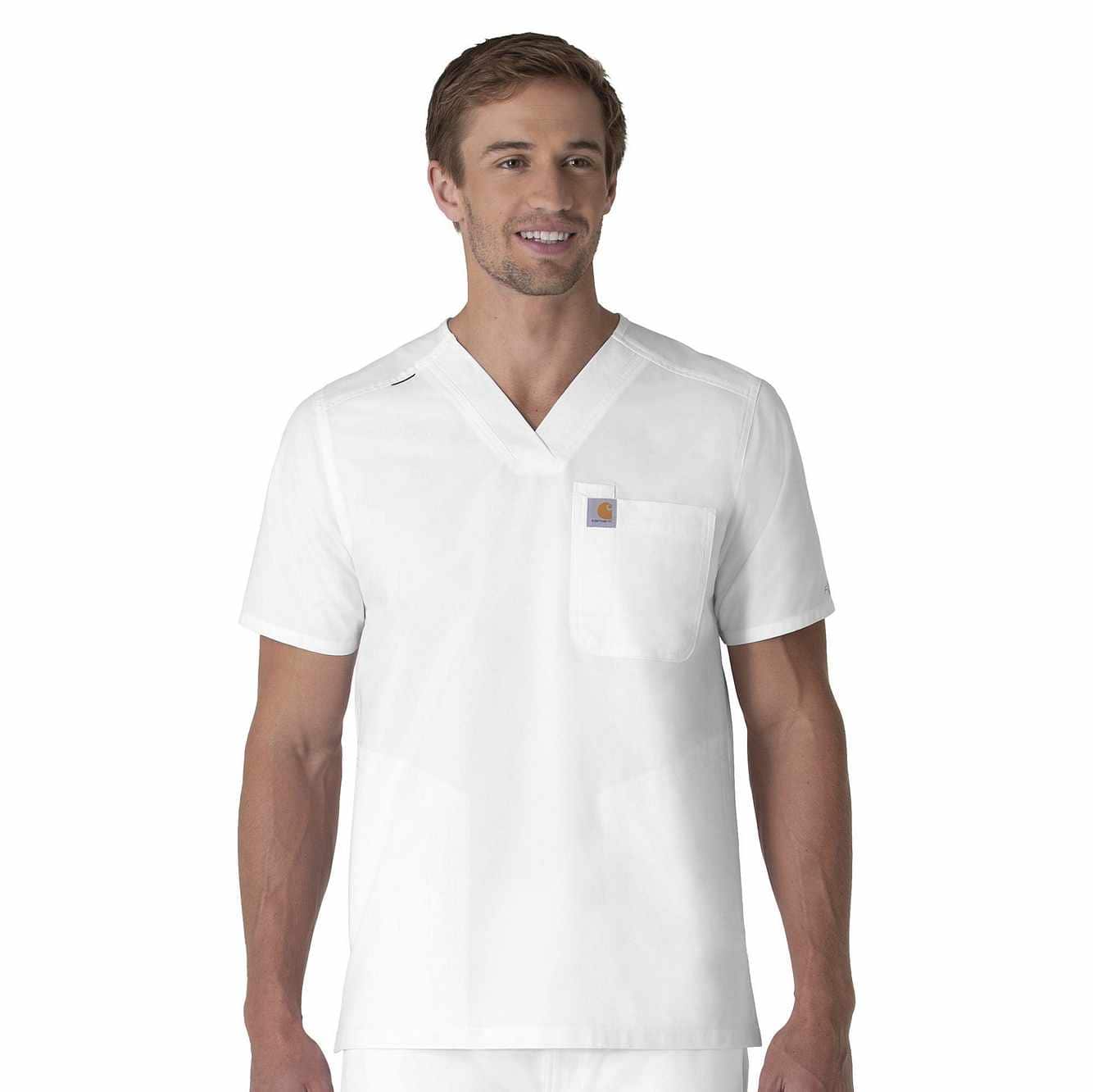 Force Essentials V-Neck Shirttail Scrub Top