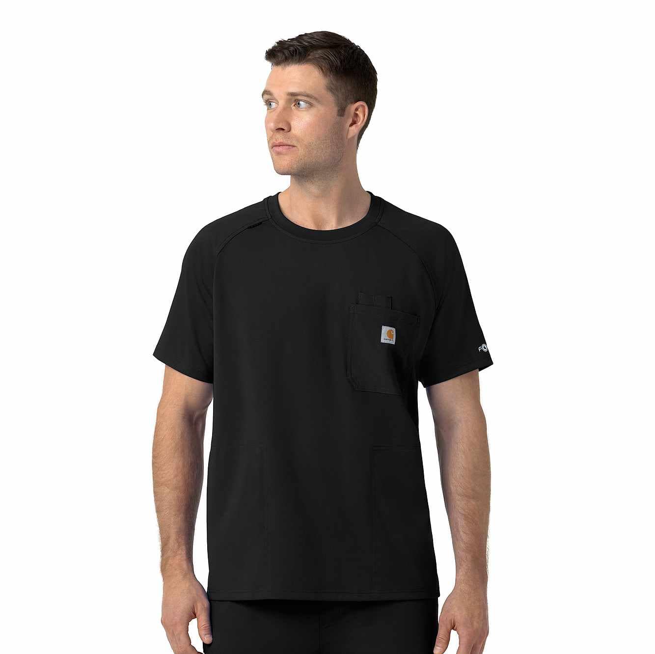 Force Cross-Flex Knit Crew Neck Scrub Top