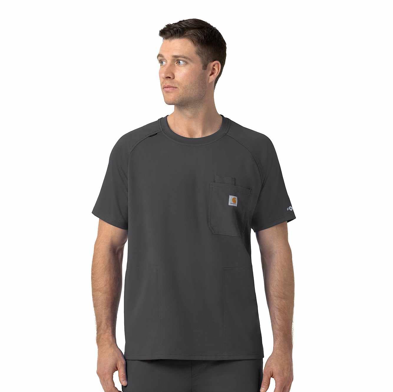 Force Cross-Flex Knit Crew Neck Scrub Top
