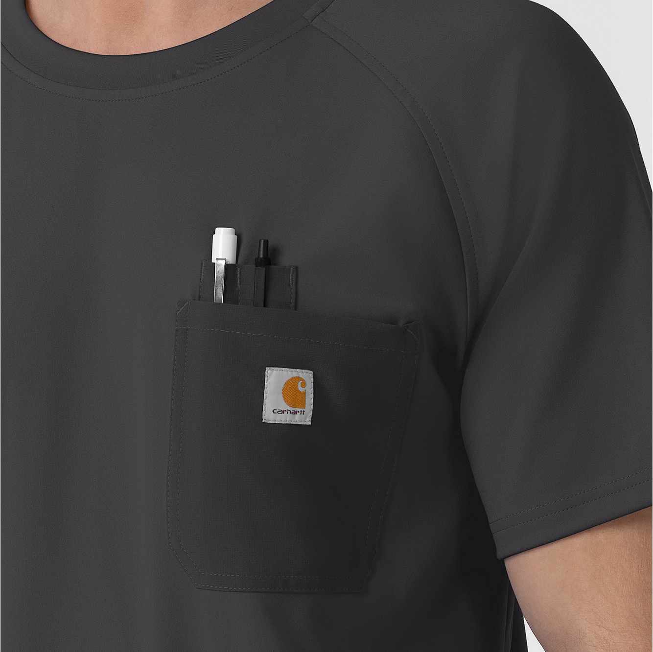 Force Cross-Flex Knit Crew Neck Scrub Top
