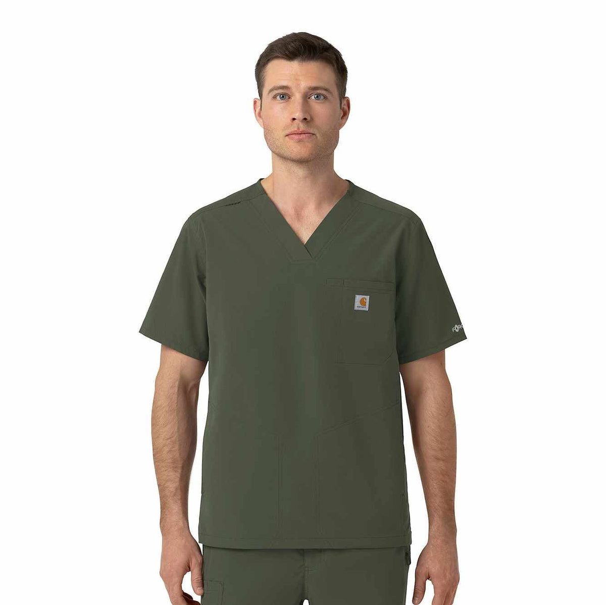 Rugged Flex FLD Ripstop V-Neck Scrub Top