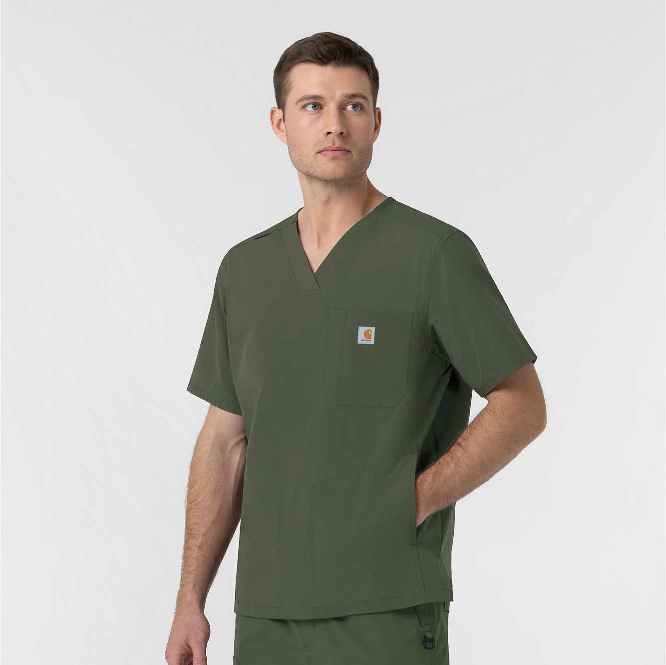 Rugged Flex FLD Ripstop V-Neck Scrub Top