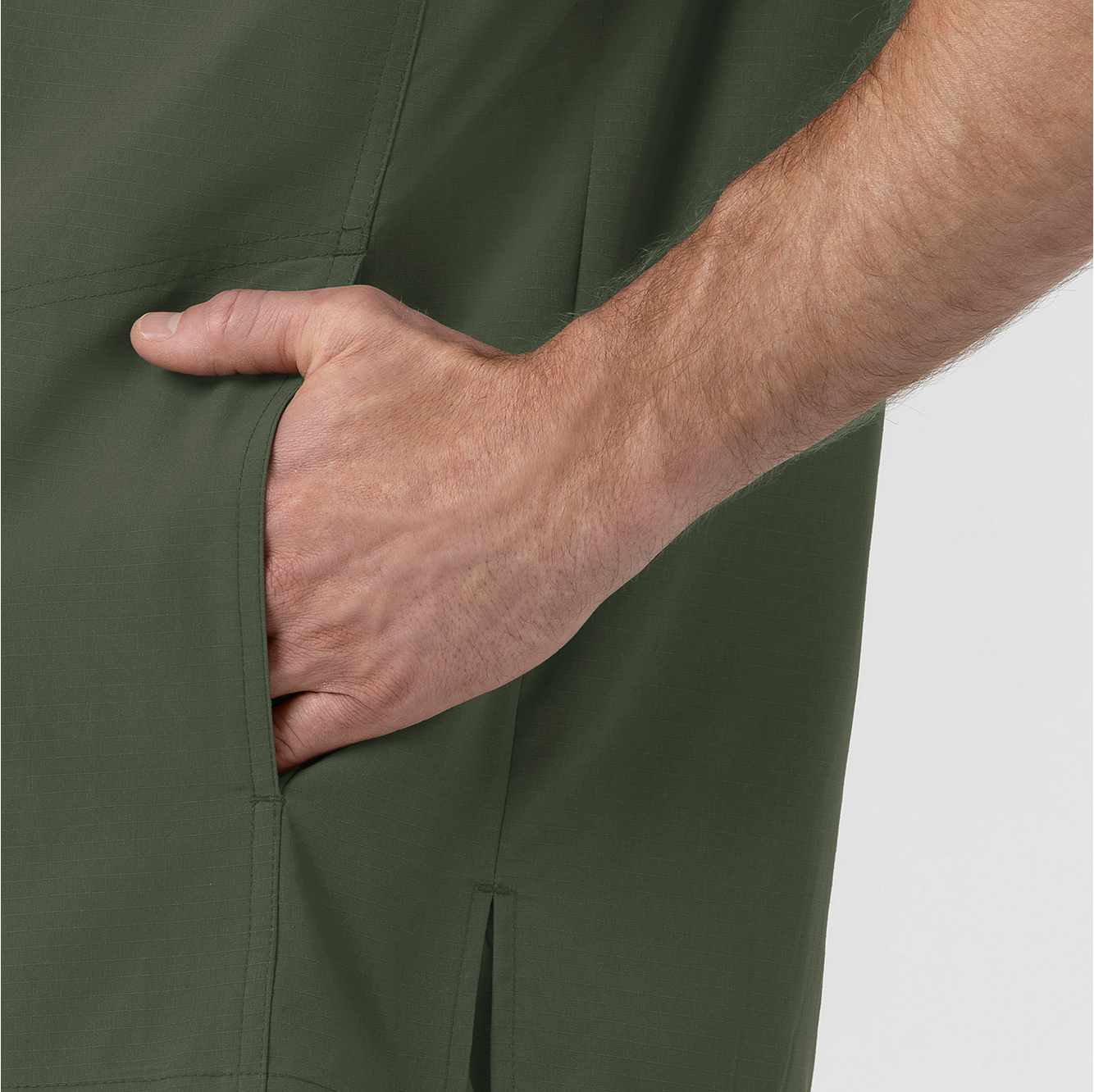 Rugged Flex FLD Ripstop V-Neck Scrub Top