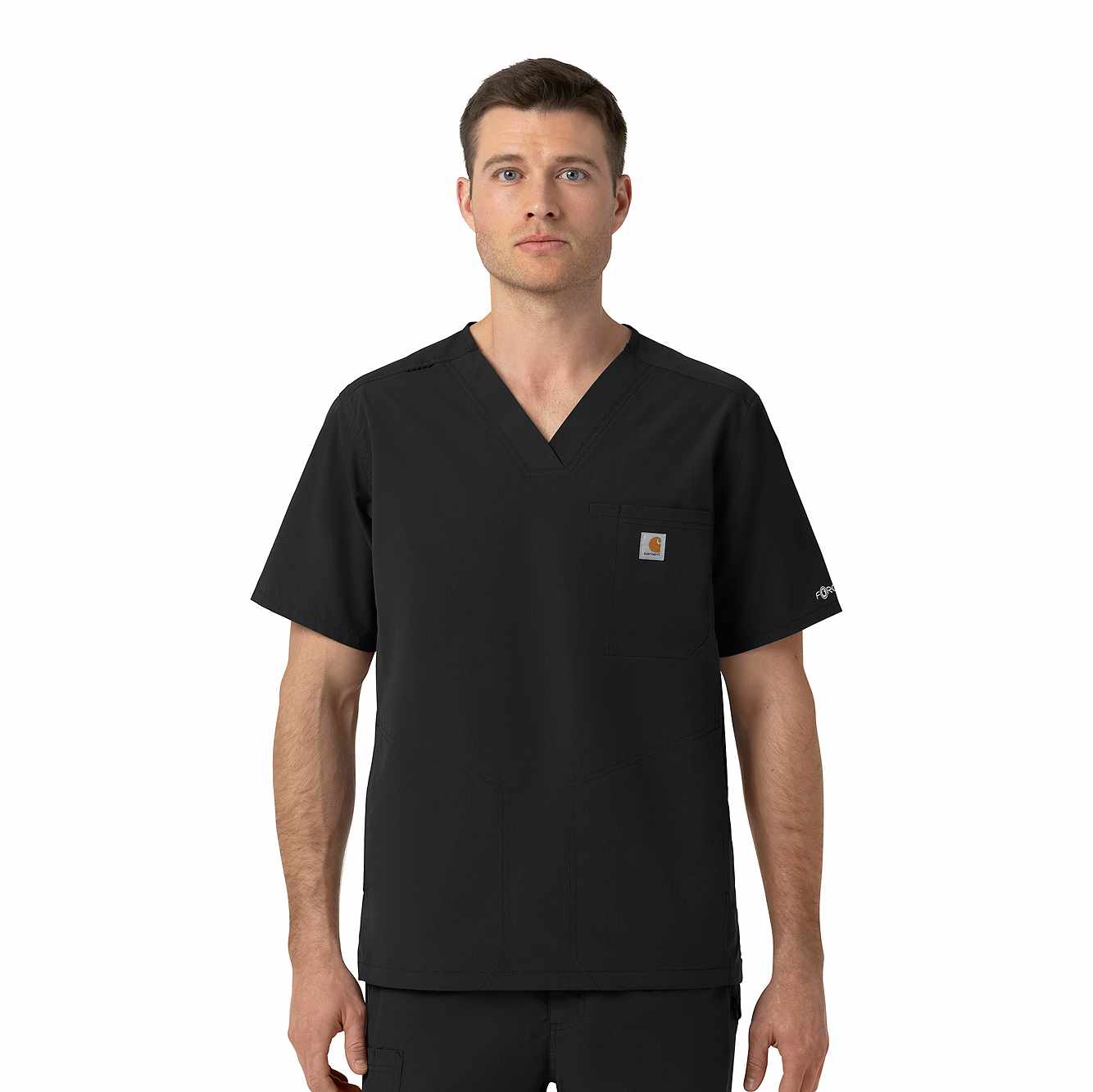 Rugged Flex FLD Ripstop V-Neck Scrub Top