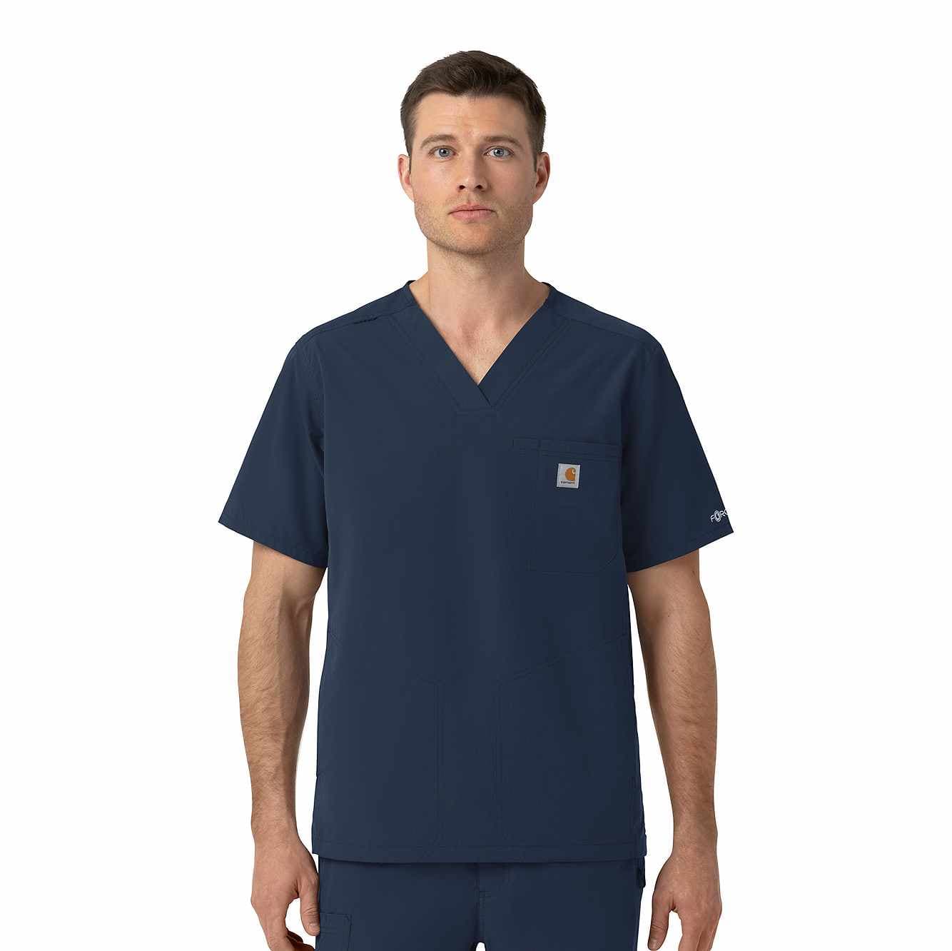 Rugged Flex FLD Ripstop V-Neck Scrub Top