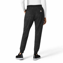 Women's Printed Cargo Jogger Scrub Pant