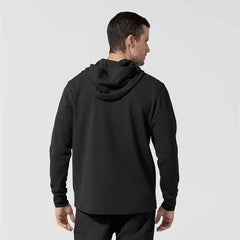 Layers Quarter Zip Waffle Hoodie
