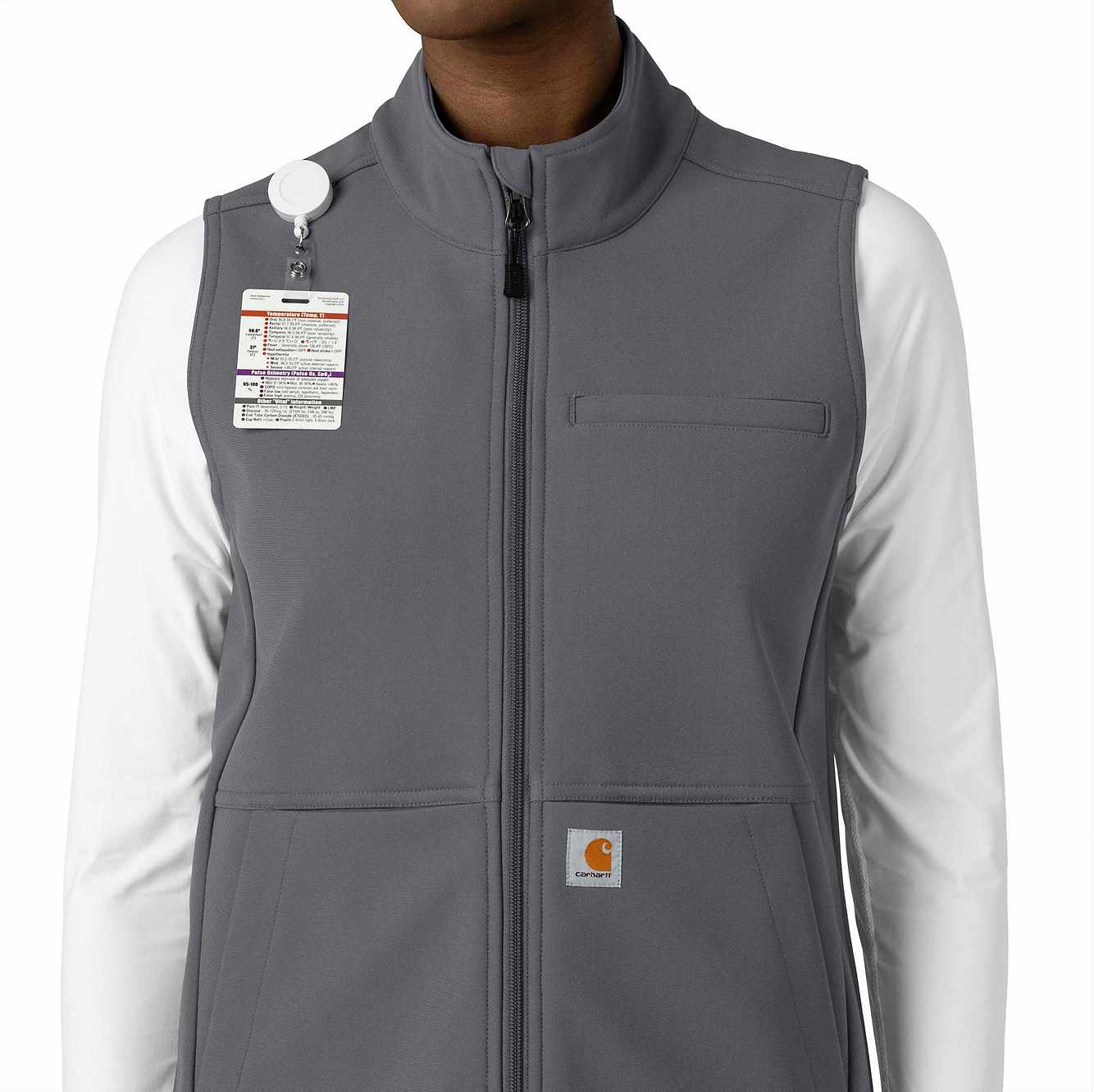 Women's Rugged Flex® Bonded Fleece Scrub Vest