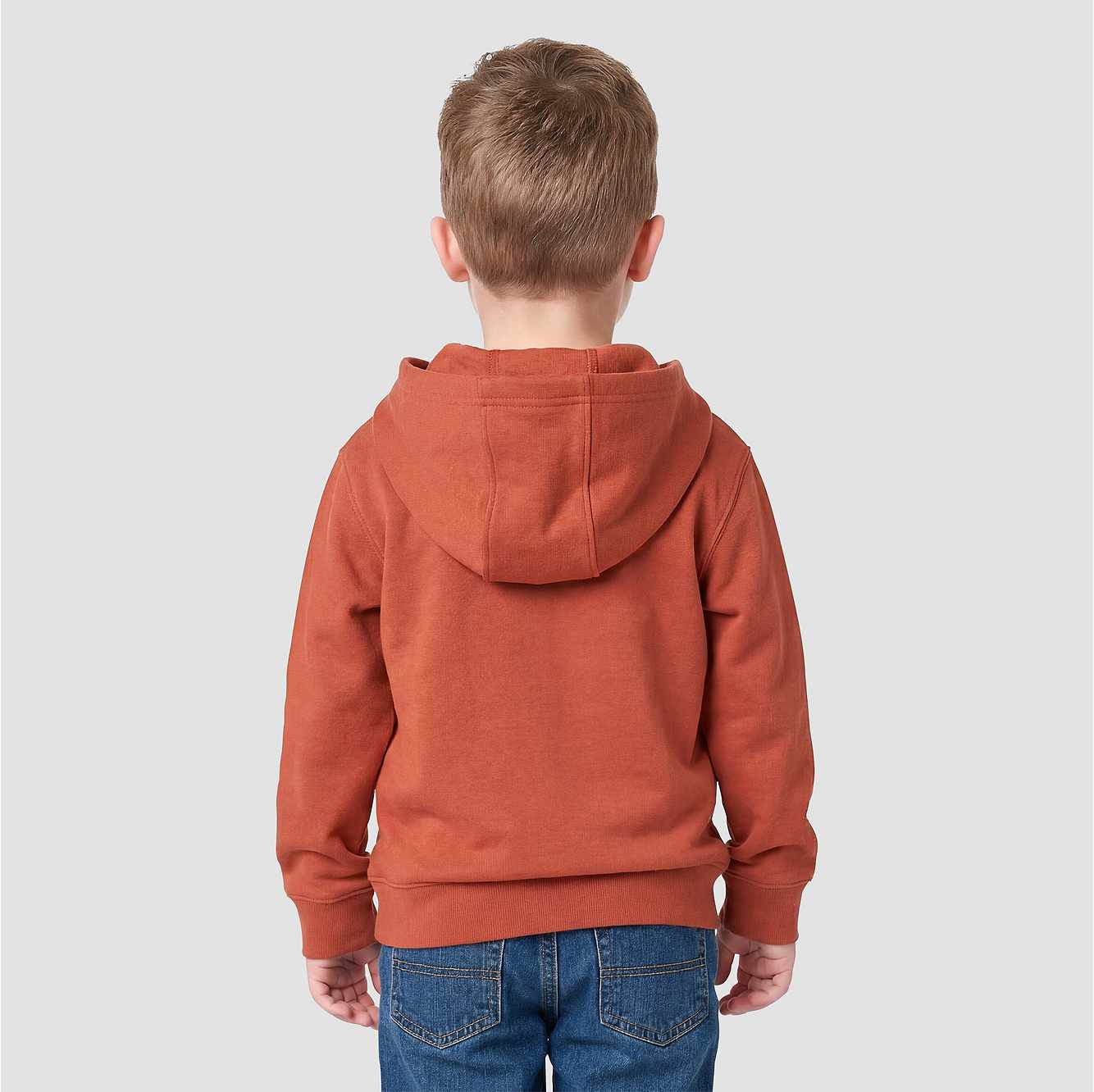 Boys' Long Sleeve Half-Zip Hooded Logo Sweatshirt (Baby/Toddler)