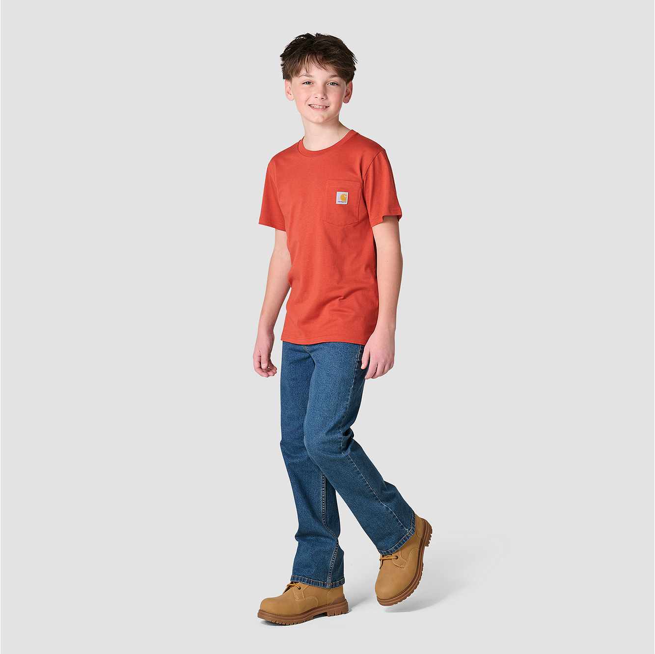 Boys' Short Sleeve Pocket T-Shirt (Toddler/Child/Youth)