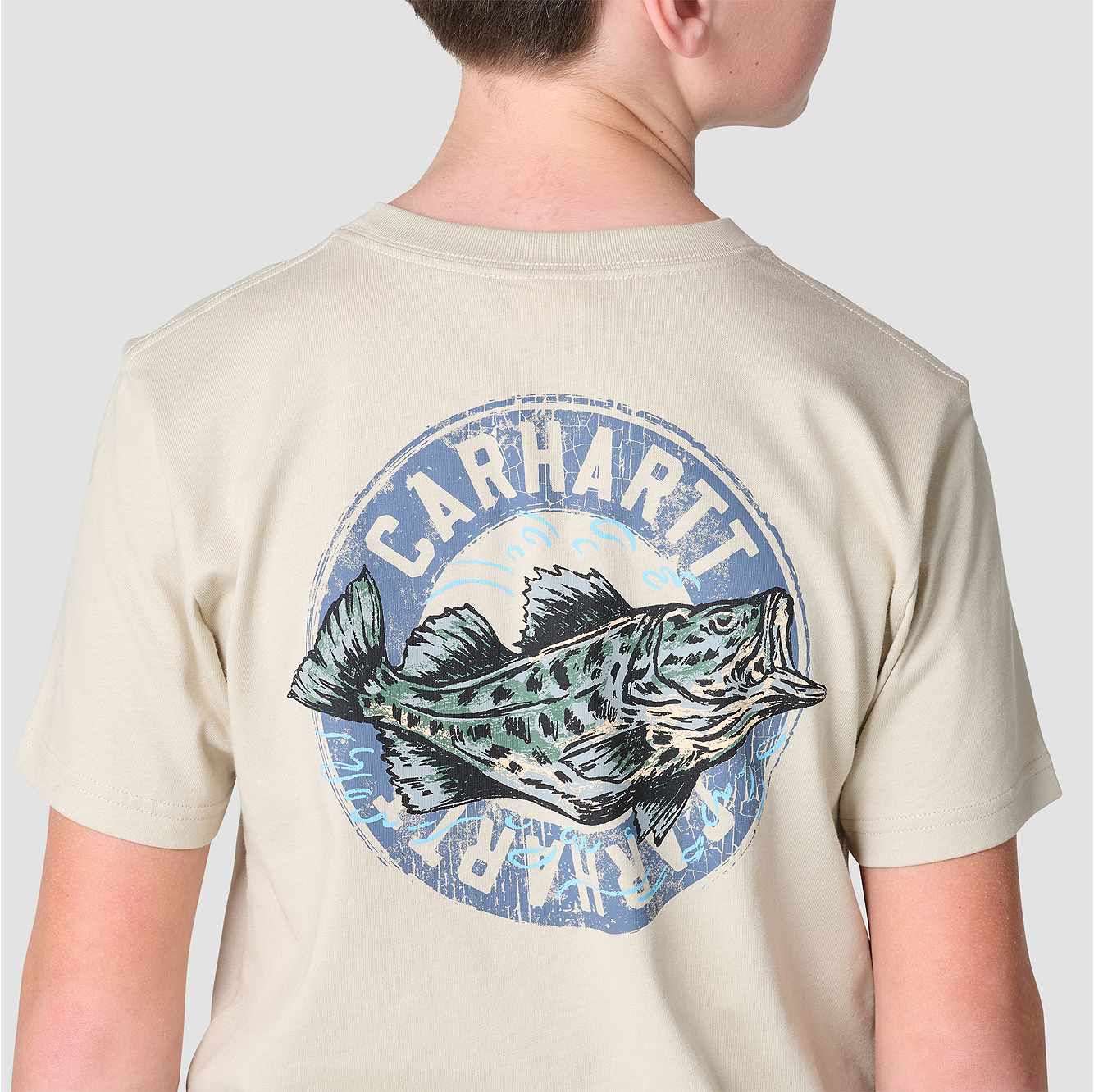 Boys' Short Sleeve Fishing T-Shirt (Toddler/Child/Youth)