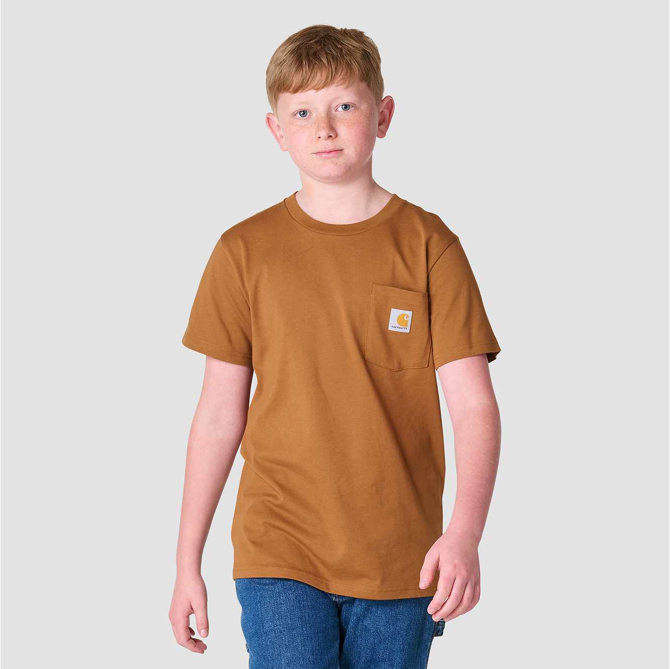 Boys' Short Sleeve Dog C Pocket T-Shirt (Child/Youth)