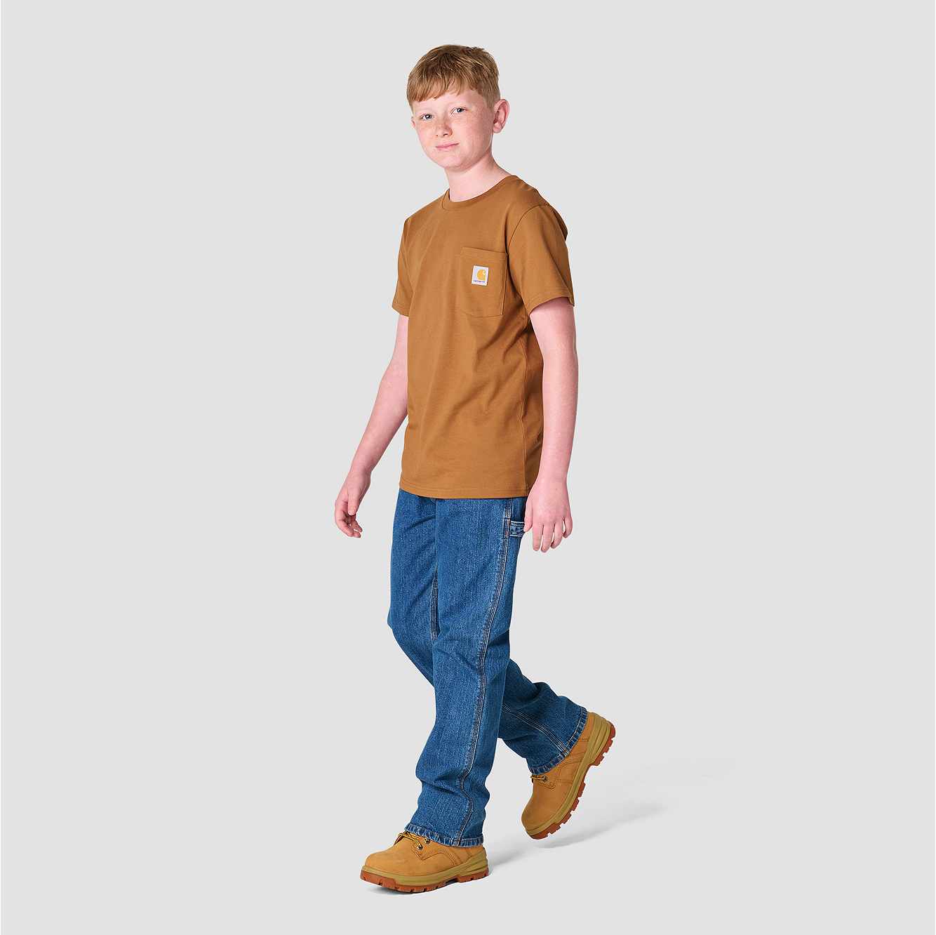 Boys' Short Sleeve Dog C Pocket T-Shirt (Child/Youth)