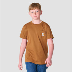 Boys' Short Sleeve Dog C Pocket T-Shirt (Child/Youth)