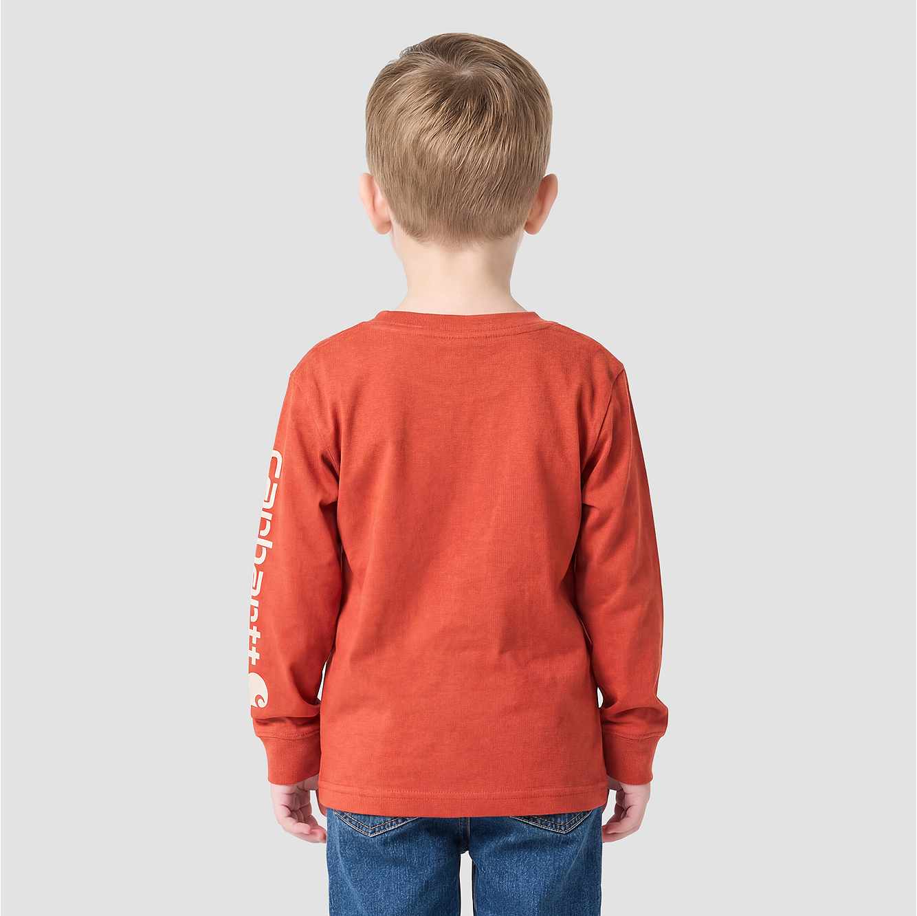 Boys' Long Sleeve Pocket Logo T-Shirt (Toddler/Child/Youth)