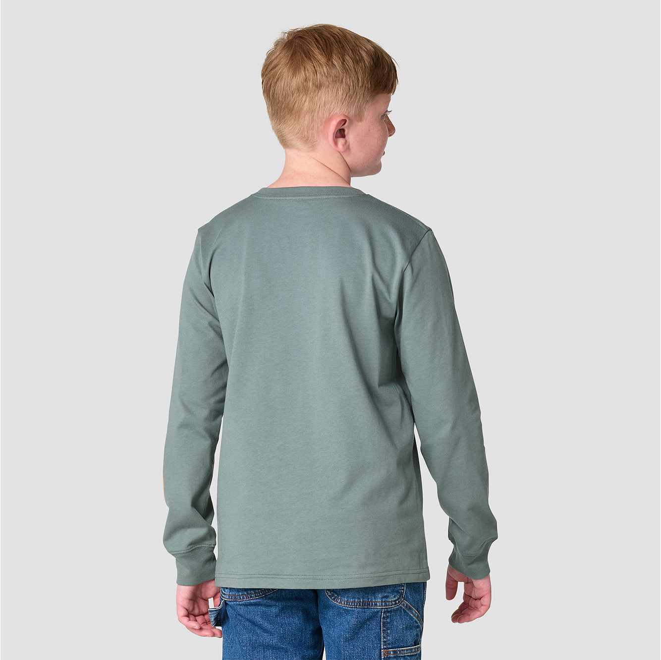 Boys' Long Sleeve Pocket Logo T-Shirt (Toddler/Child/Youth)