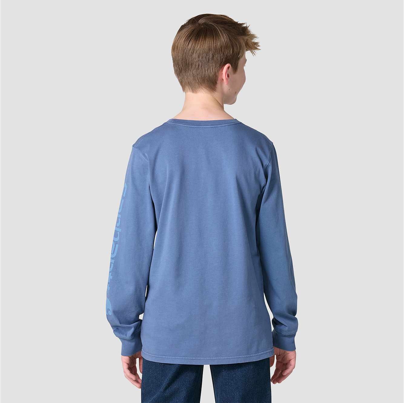 Boys' Long Sleeve Garment Dye Pocket T-Shirt (Toddler/Child/Youth)