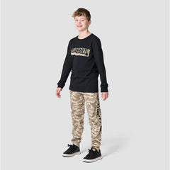 Boys' Long Sleeve Camo Logo T-Shirt (Child/Youth)