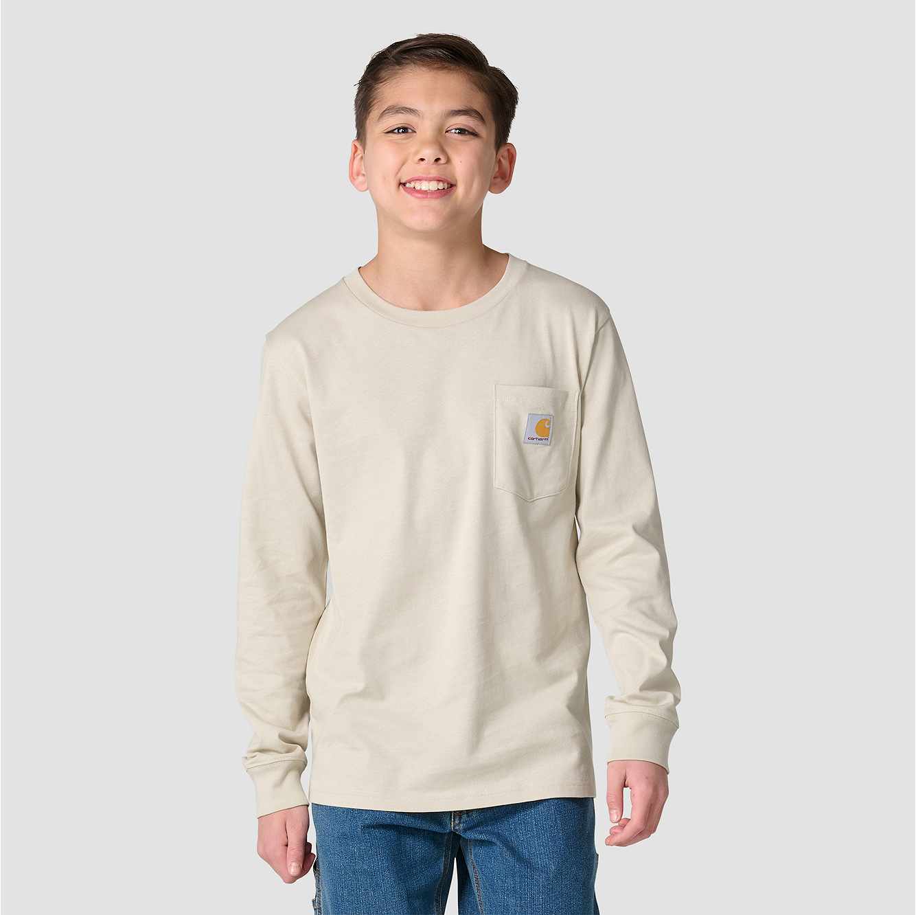 Boys' Long Sleeve Western Pocket T-Shirt (Toddler/Child/Youth)