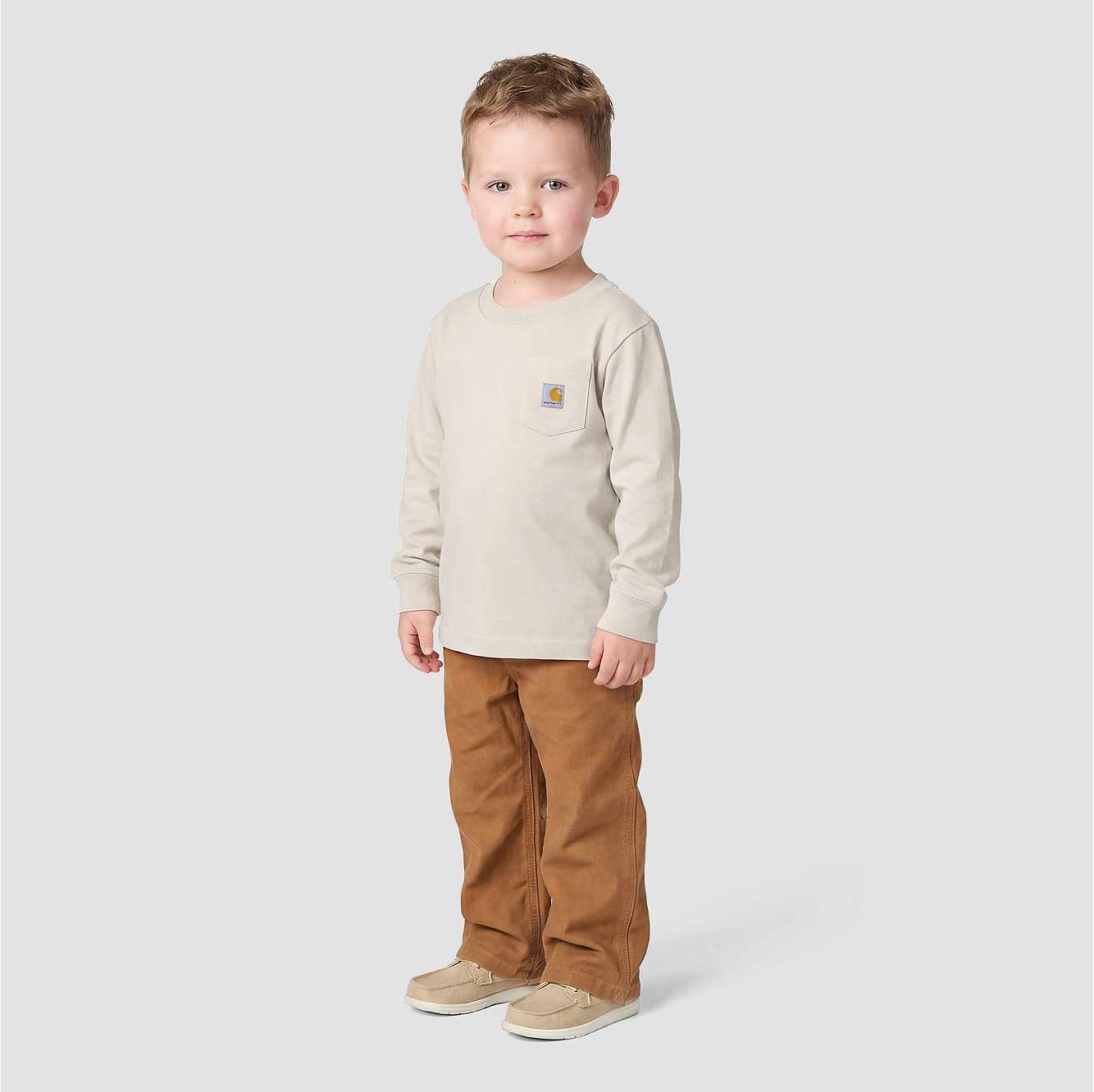 Boys' Long Sleeve Western Pocket T-Shirt (Toddler/Child/Youth)