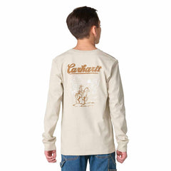 Boys' Long Sleeve Western Pocket T-Shirt (Toddler/Child/Youth)