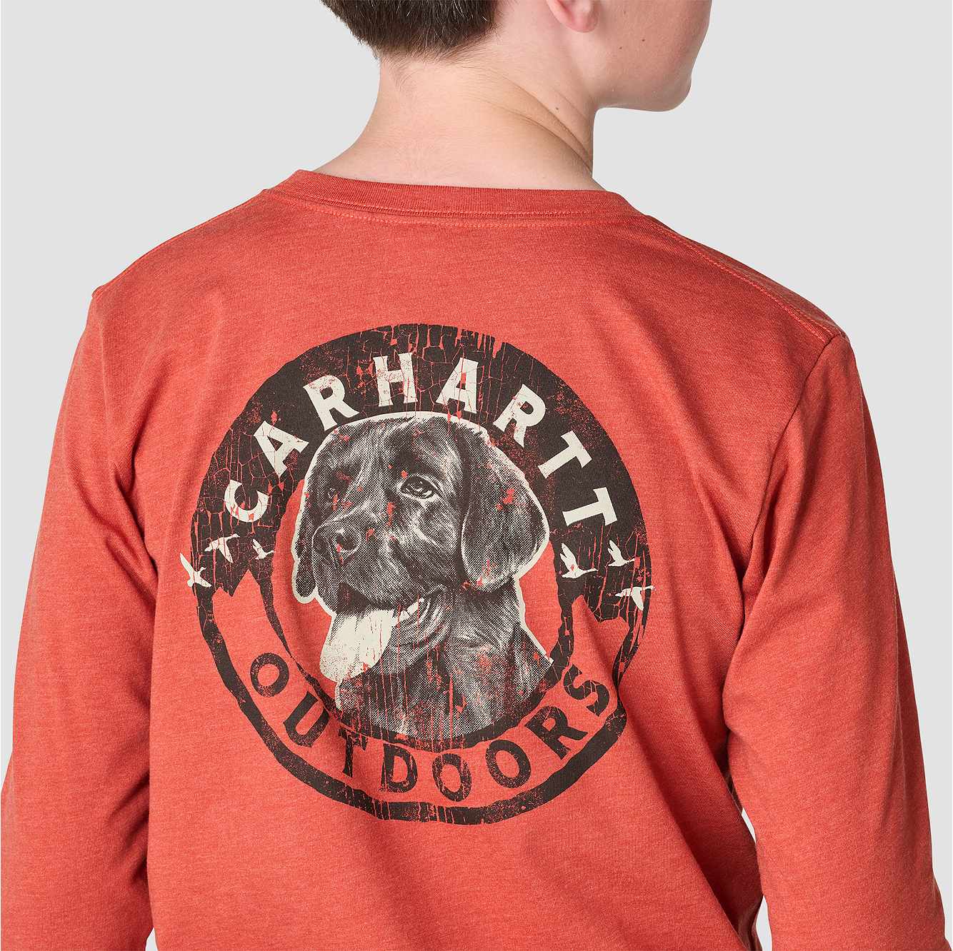 Boys' Long Sleeve Dog T-Shirt (Child)