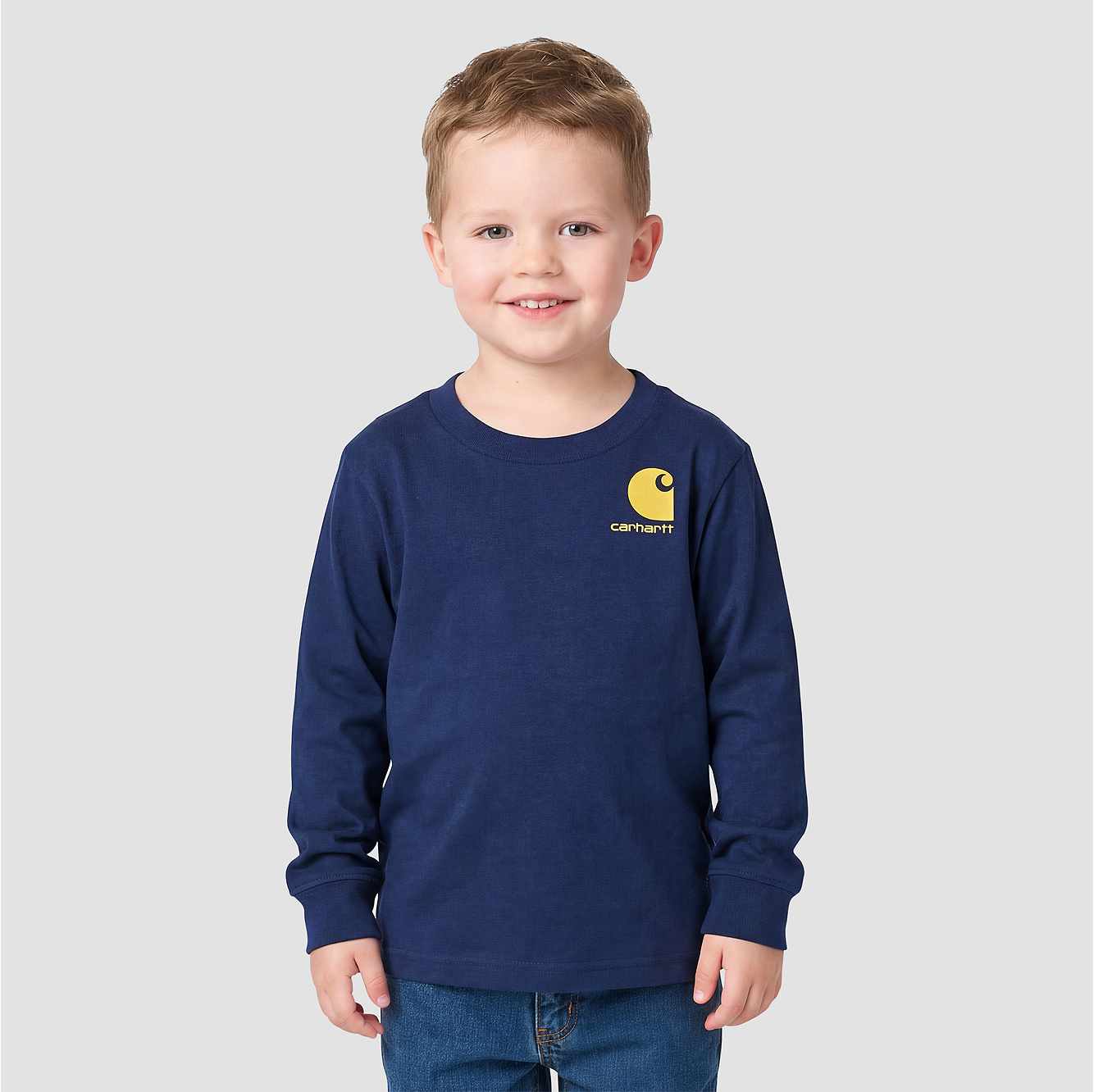 Boys' Long Sleeve Fish T-Shirt (Toddler/Child/Youth)