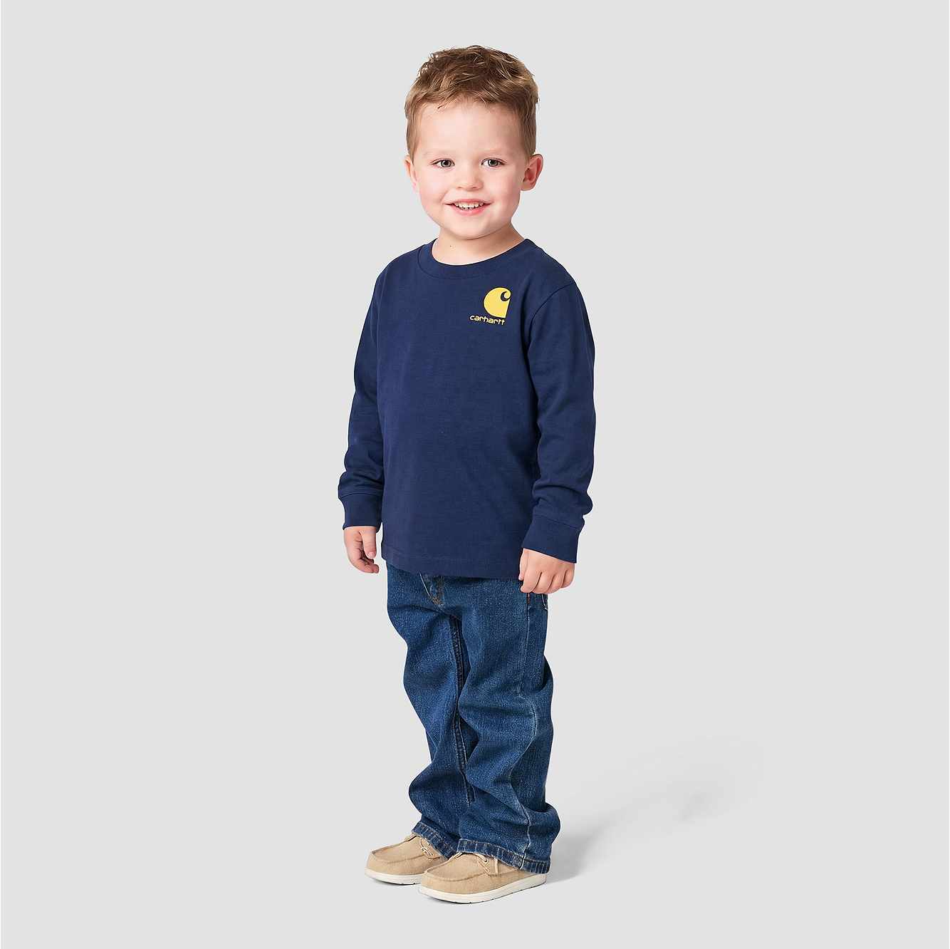 Boys' Long Sleeve Fish T-Shirt (Toddler/Child/Youth)