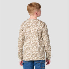 Boys' Long Sleeve Camo Pocket T-Shirt (Child/Youth)