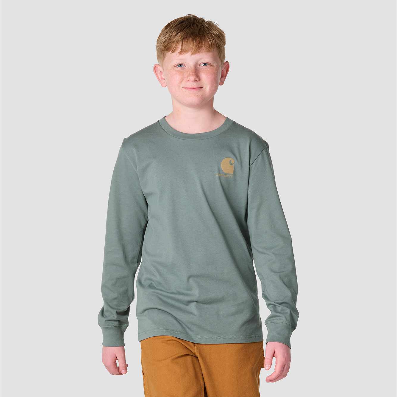 Boys' Long Sleeve Utility Vehicle Pocket T-Shirt (Toddler/Child/Youth)