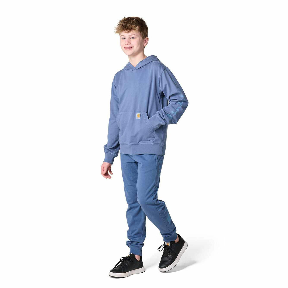 Boys' Long Sleeve Garment Dyed Hooded Sweatshirt (Child/Youth)