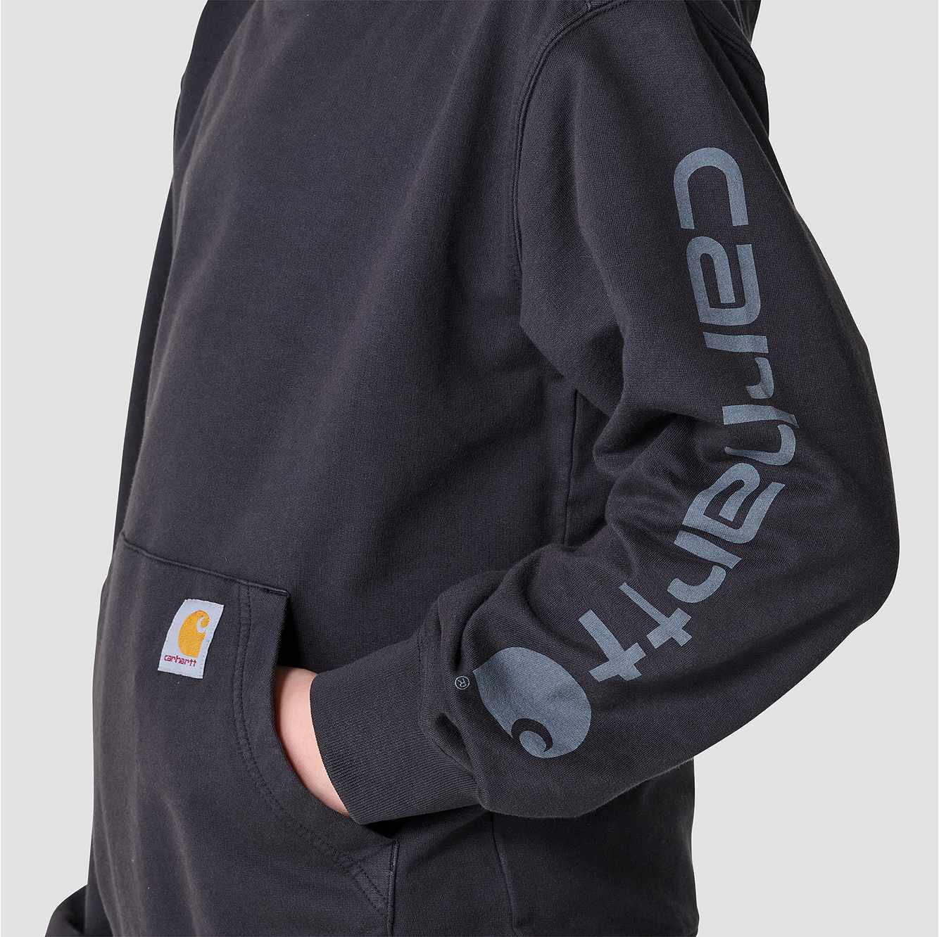 Boys' Long Sleeve Garment Dyed Hooded Sweatshirt (Child/Youth)