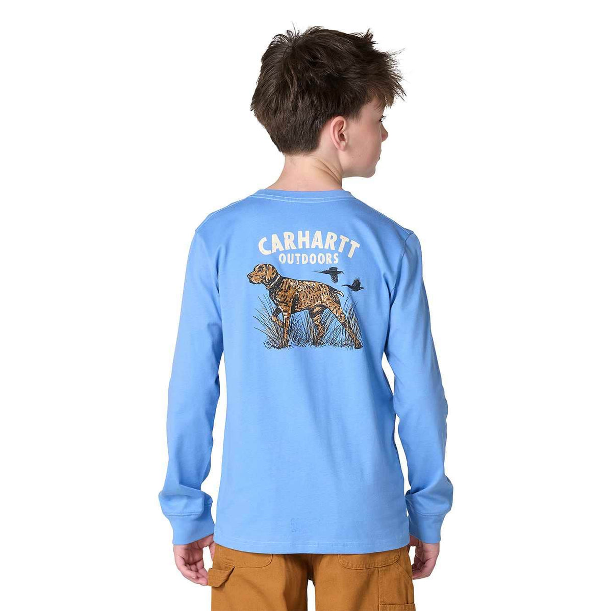 Boys' Long Sleeve Hunting Dog T-Shirt (Toddler/Child/Youth)
