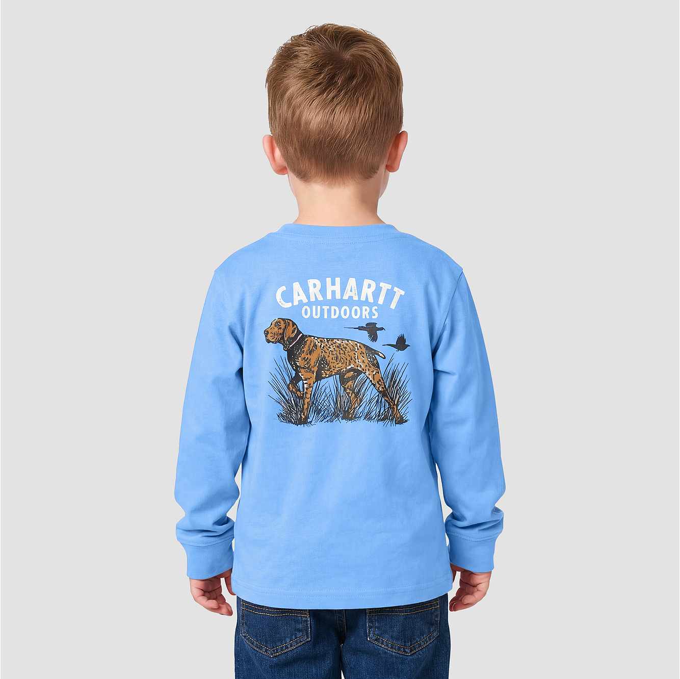 Boys' Long Sleeve Hunting Dog T-Shirt (Toddler/Child/Youth)