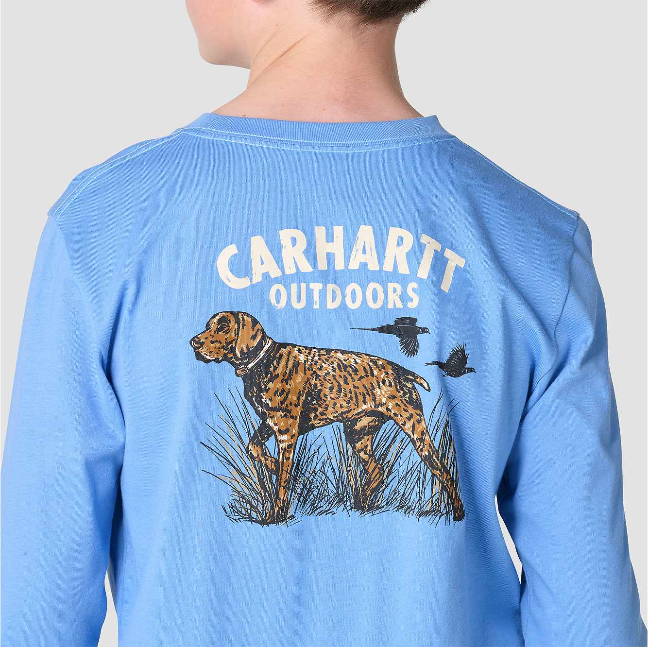 Boys' Long Sleeve Hunting Dog T-Shirt (Toddler/Child/Youth)