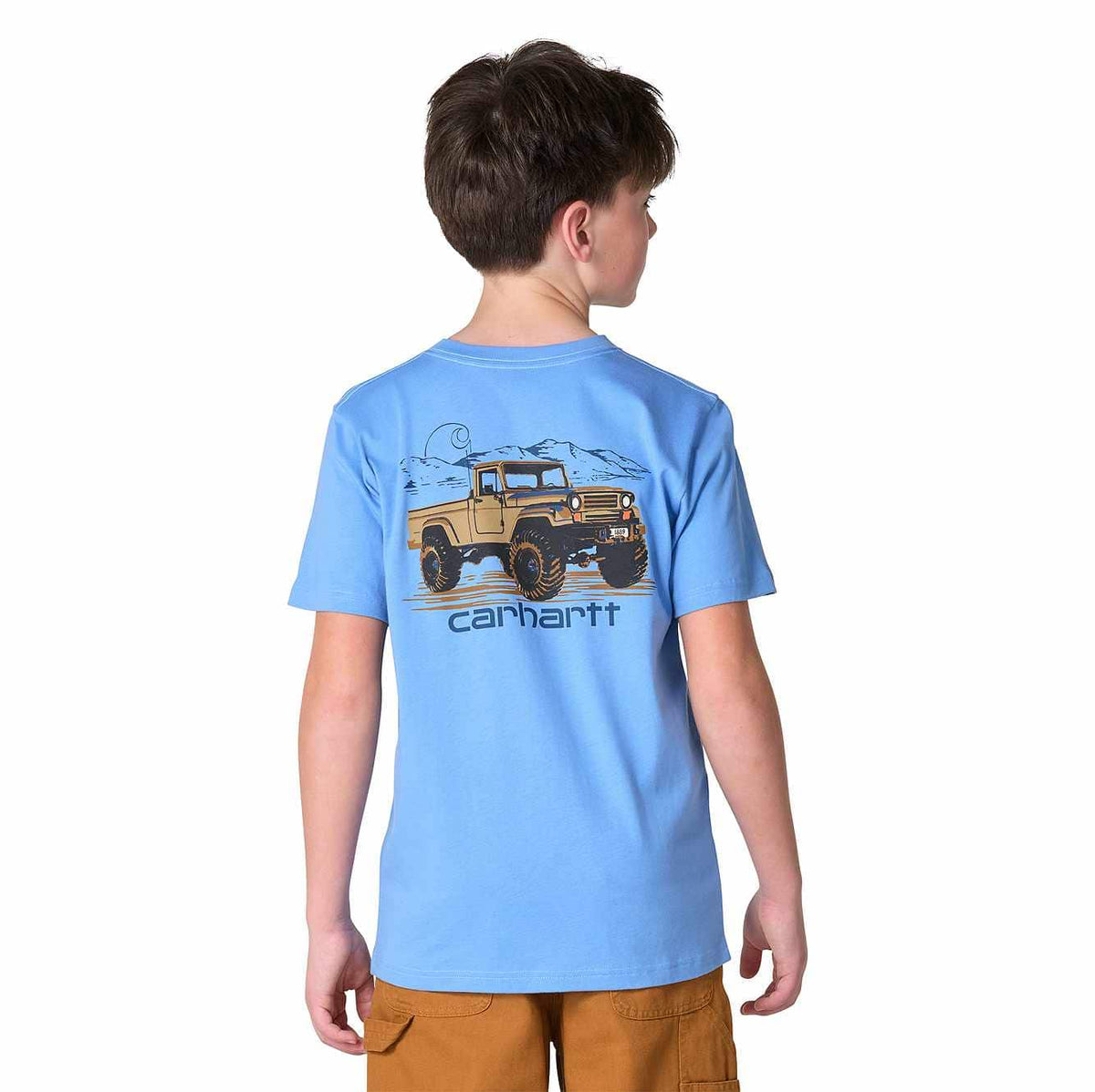 Boys' Short Sleeve Truck Pocket T-Shirt (Toddler/Child/Youth)