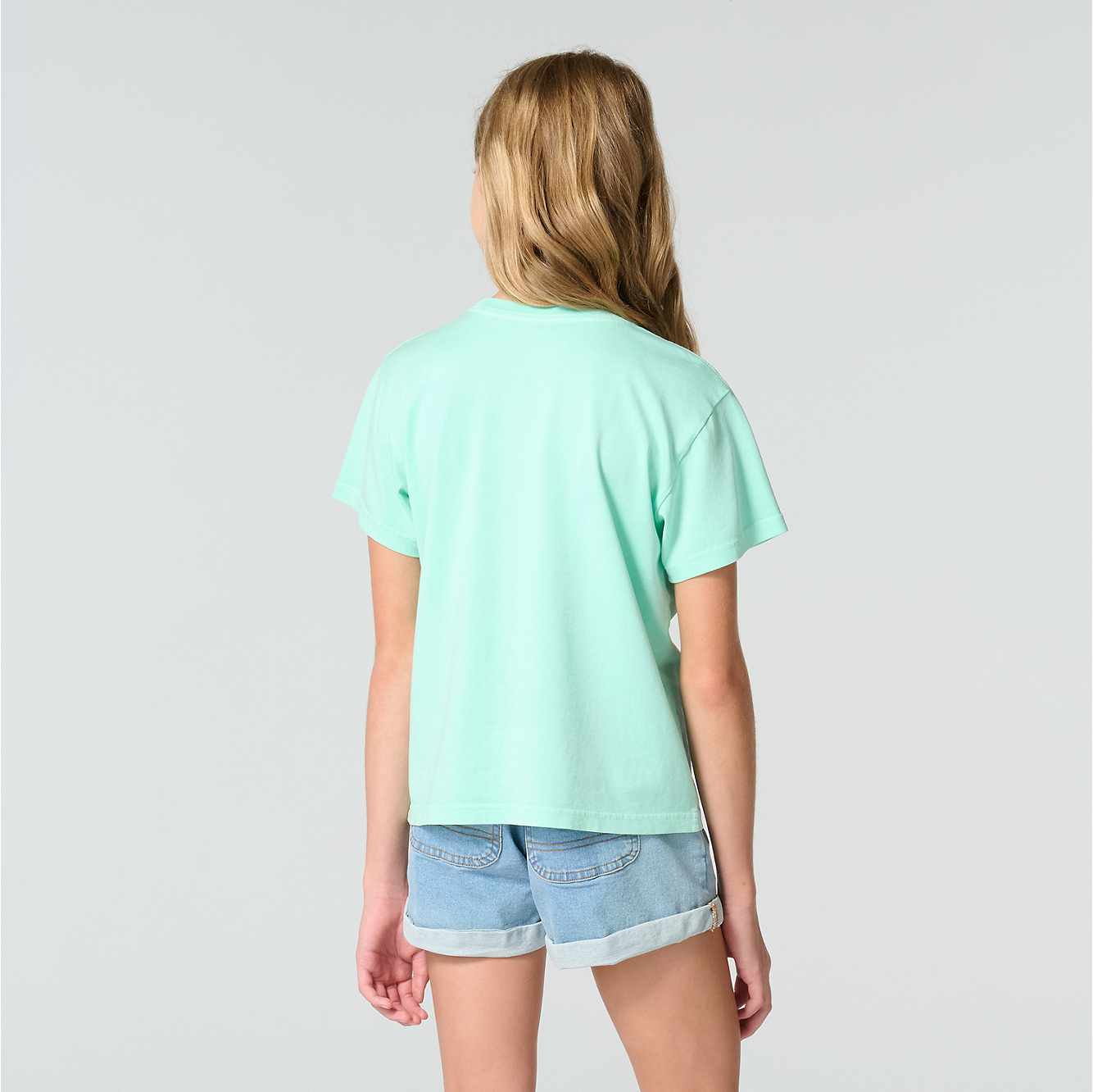 Girls' Short Sleeve Re-Engineered Garment Dye Pocket T-Shirt (Child/Toddler/Youth)