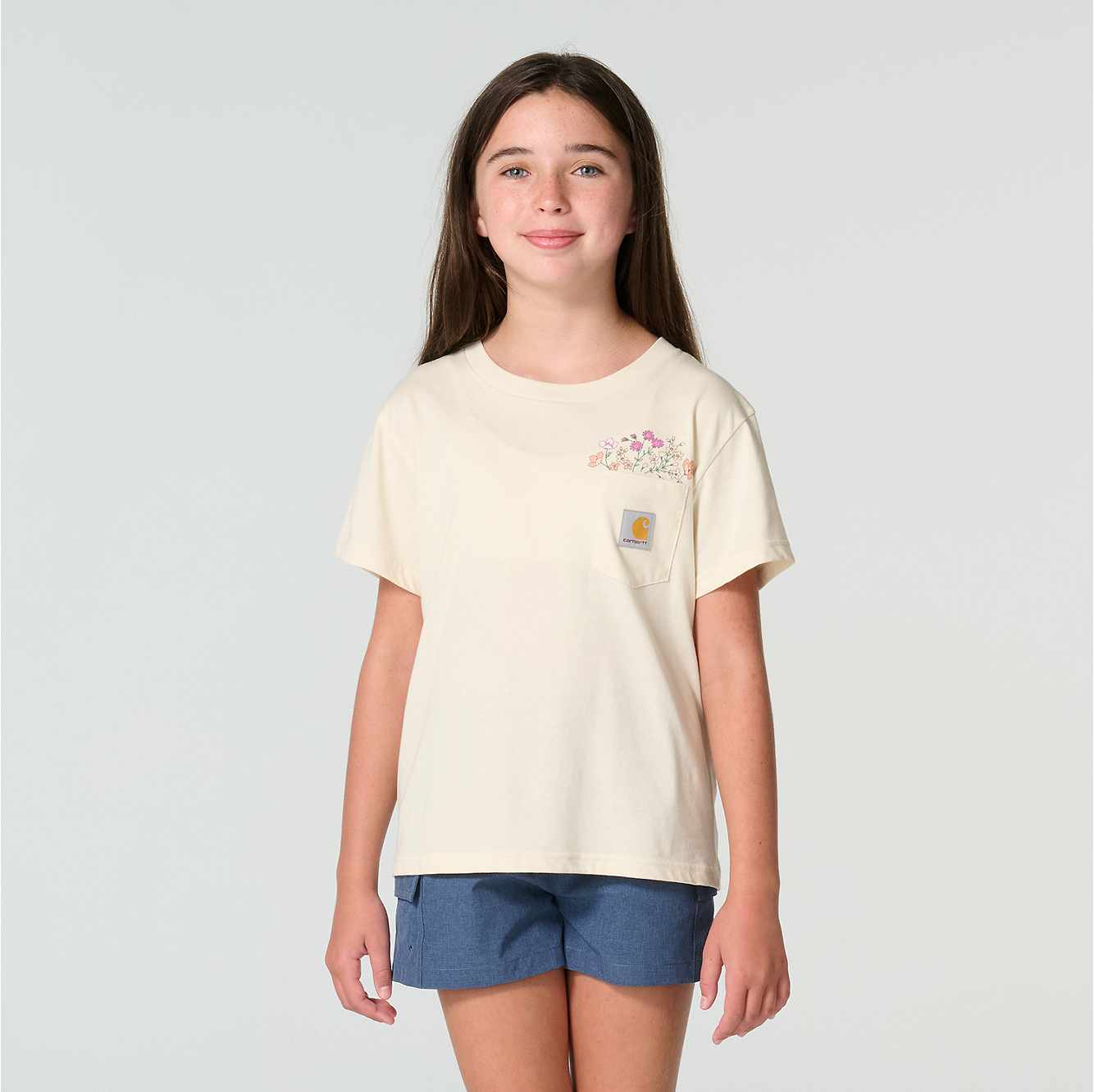 Girls' Short Sleeve Garden Pocket T-Shirt (Child/Toddler/Youth)