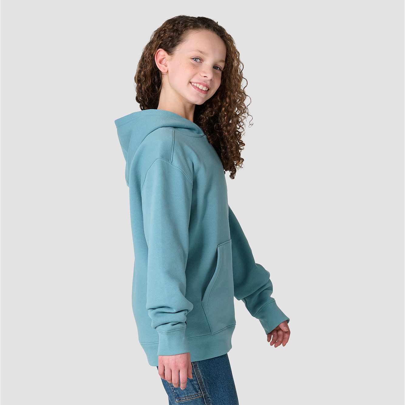 Girls' Long Sleeve Hooded Logo Sweatshirt (Child/Youth)