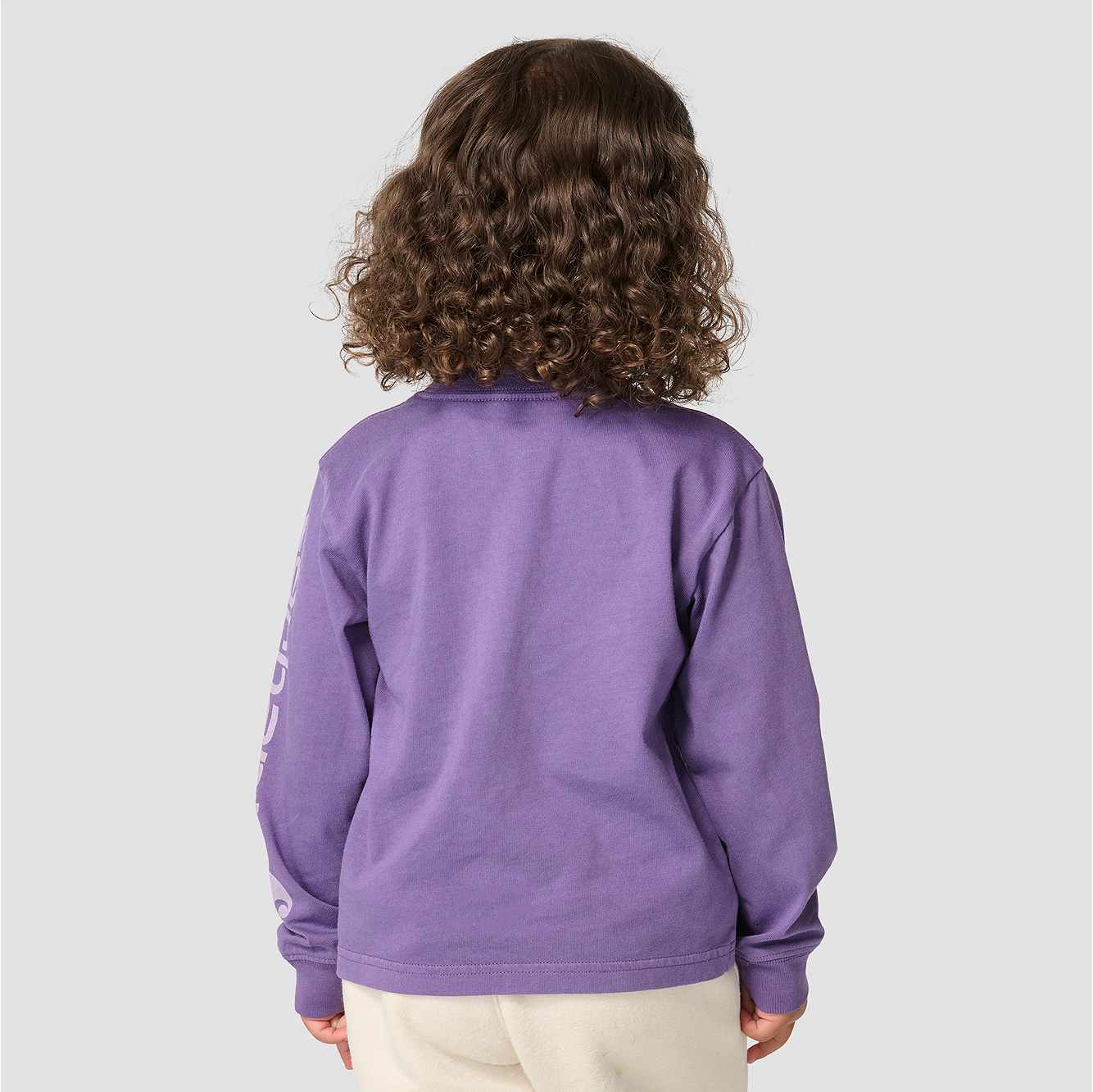 Girls' Long Sleeve Garment Dyed Pocket T-Shirt (Toddler/Child/Youth)