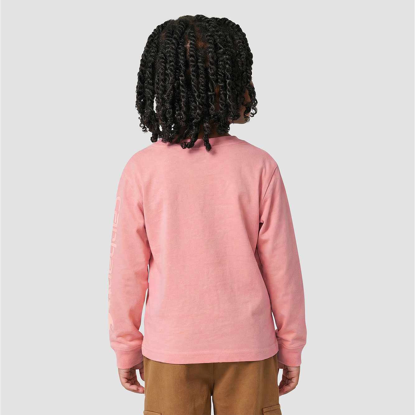 Girls' Long Sleeve Tonal Patch Pocket T-Shirt (Toddler/Child/Youth)