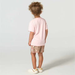 Girls' 2-Piece Short Sleeve Force Sun Defender™ T-Shirt & Elastic Waistband Printed Short Set (Toddler)
