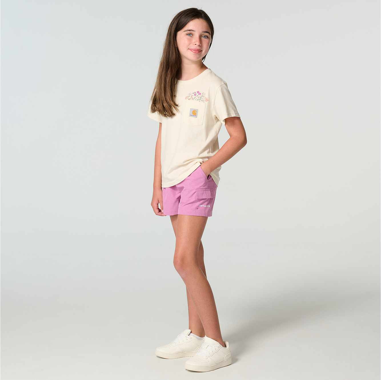 Girls' Elastic Waistband Rugged Flex® Woven Camo Short (Child/Youth)