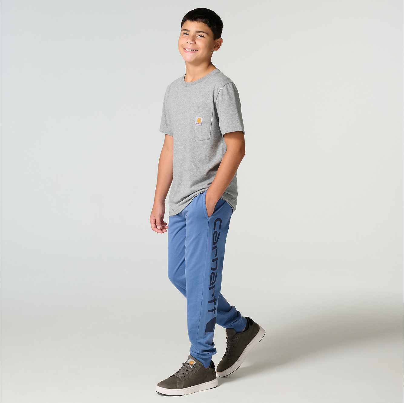 Boys' Re-Engineered Garment Dye Logo Sweatpants (Child)