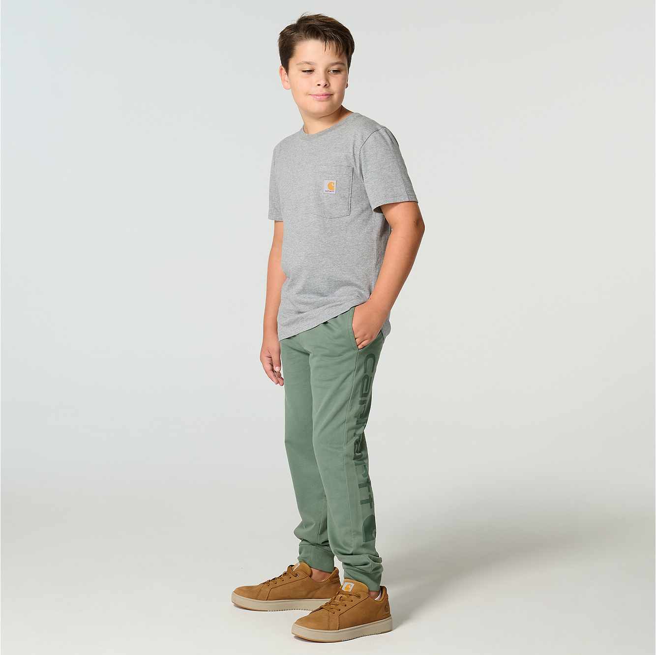 Boys' Re-Engineered Garment Dye Logo Sweatpants (Child)