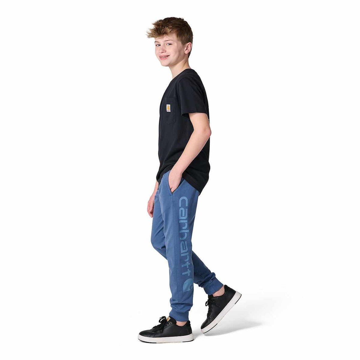 Boys' Elastic Waistband French Terry Garment Dyed Sweatpant (Youth)