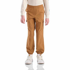 Girls' Elastic Waistband Stretch Woven Cargo Pant (Child/Youth)